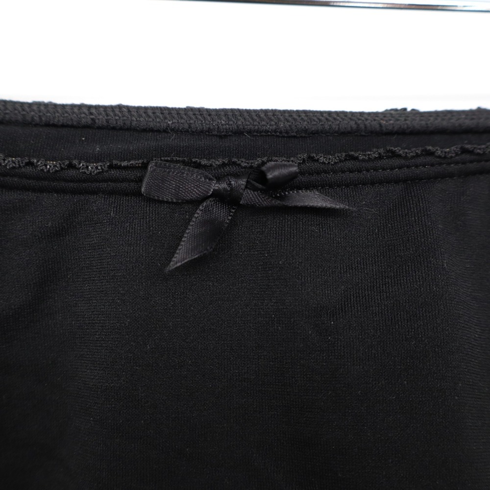Wild Fable Seamless Mini Skort Women's Medium Black Stretch Nylon Lace Trim - Picture 3 of 7